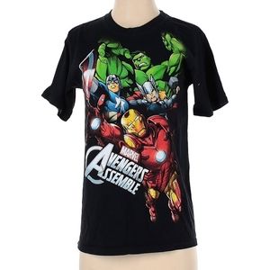 Marvel Avengers T-shirt, Black, Size S